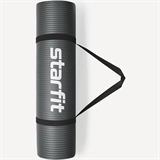 Starfit FM-301 NBR 183x61x1,0 СМ Коврик для йоги и фитнеса Темно-серый - фото 303305