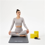 Starfit FM-301 NBR 183x61x1,0 СМ Коврик для йоги и фитнеса Темно-серый - фото 303306