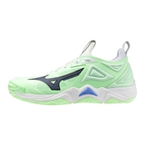 Mizuno WAVE MOMENTUM 3 Кроссовки волейбольные Зеленый/Темно-синий - фото 303720