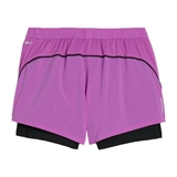 Puma VELOCITY 2IN1 3" RUNNING SHORTS (W) Шорты беговые женские Сиреневый/Черный - фото 303948