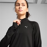 Puma VELOCITY CLOUDSPUN QUARTER-ZIP TOP (W) Лонгслив женский Черный - фото 303957