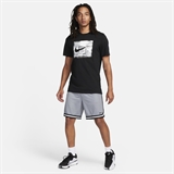 Nike DNA DRI-FIT 20 CM BASKETBALL SHORTS Шорты баскетбольные Серый/Черный/Белый - фото 304183