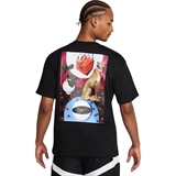 Nike MAX90 Футболка баскетбольная Черный/Мультицвет - фото 304286