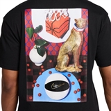 Nike MAX90 Футболка баскетбольная Черный/Мультицвет - фото 304289