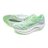 Mizuno WAVE REBELLION FLASH 2 Кроссовки беговые Зеленый/Серый - фото 304924