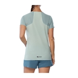 Mizuno TECH LIGHT (W) Футболка беговая женская Голубой - фото 304947