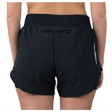 Mizuno LOGO 2IN1 4.5IN (W) Шорты беговые женские Черный - фото 304949