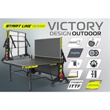 Start Line VICTORY 6 DESIGN 60602 Теннисный стол всепогодный с сеткой Черный - фото 306028 Start Line VICTORY 6 DESIGN 60602 Теннисный стол всепогодный с сеткой Черный - фото 306028