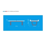 Start Line CITY STRONG 60-717 Теннисный стол всепогодный с сеткой Серый - фото 306045 Start Line CITY STRONG 60-717 Теннисный стол всепогодный с сеткой Серый - фото 306045