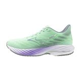 Mizuno WAVE RIDER 28 (W) Кроссовки беговые женские Зеленый/Фиолетовый - фото 306882