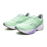 Mizuno WAVE RIDER 28 (W) Кроссовки беговые женские Зеленый/Фиолетовый - фото 306885