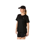 Asics CORE SS TOP (W) Футболка беговая женская Черный/Белый - фото 307270