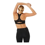 Asics ROAD COMPRESSION BRA (W) Топ беговой женский Черный - фото 307273