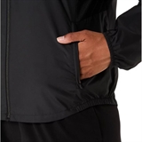 Asics CORE JACKET (W) Куртка беговая ветрозащитная женская Черный - фото 307280