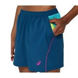 Asics PADEL COURT 7IN SHORT Шорты теннисные Темно-синий/Голубой - фото 307293