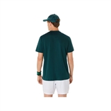 Asics COURT SS TOP Футболка теннисная Темно-зеленый - фото 307300