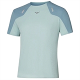 Mizuno TECH LIGHT Футболка беговая Голубой - фото 307370