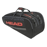 Head BASE RACQUET BAG L Сумка для ракеток Черный/Оранжевый - фото 307607