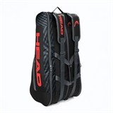 Head BASE RACQUET BAG L Сумка для ракеток Черный/Оранжевый - фото 307609