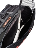 Head BASE RACQUET BAG L Сумка для ракеток Черный/Оранжевый - фото 307611