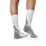 Moretan SWIM RUN Носки беговые Белый/Серый/Оранжевый - фото 307708