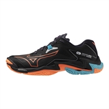 Mizuno WAVE LIGHTNING Z8 Кроссовки волейбольные Черный/Оранжевый/Голубой - фото 308011 Mizuno WAVE LIGHTNING Z8 Кроссовки волейбольные Черный/Оранжевый/Голубой - фото 308011