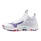 Mizuno WAVE MOMENTUM 3 MID (W) Кроссовки волейбольные женские Белый - фото 308323