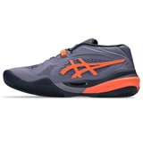 Asics GEL-RESOLUTION X CLAY Кроссовки теннисные Серый/Оранжевый - фото 308556