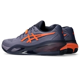 Asics GEL-RESOLUTION X CLAY Кроссовки теннисные Серый/Оранжевый - фото 308558
