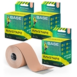 RaveTape BASE 5см×5м Кинезиотейп Телесный (3 шт) - фото 308767