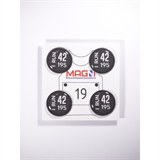 Magni 42 ЧЕРНЫЙ Магнитные держатели спортивных номеров - фото 308858