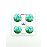 Magni ГОРЫ ЗЕЛЕНЫЕ Магнитные держатели спортивных номеров - фото 308882