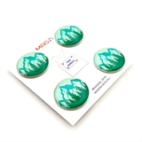 Magni ГОРЫ ЗЕЛЕНЫЕ Магнитные держатели спортивных номеров - фото 308883