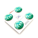 Magni ГОРЫ ЗЕЛЕНЫЕ Магнитные держатели спортивных номеров - фото 308884