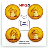 Magni ГРИБОЧЕК Магнитные держатели спортивных номеров - фото 308890