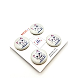 Magni КОТИК БЕЛЫЙ Магнитные держатели спортивных номеров - фото 308903