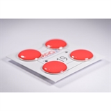 Magni КРАСНЫЙ Магнитные держатели спортивных номеров - фото 308912