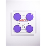 Magni ФИОЛЕТОВЫЙ Магнитные держатели спортивных номеров - фото 308937