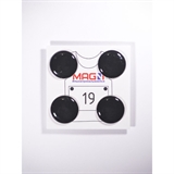 Magni ЧЕРНЫЙ Магнитные держатели спортивных номеров - фото 308941