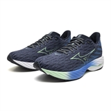 Mizuno WAVE RIDER 28 Кроссовки беговые Темно-синий/Зеленый - фото 309025