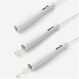 Starfit RP-501 ПВХ Скакалка с пластиковыми ручками 3м Белый - фото 309429