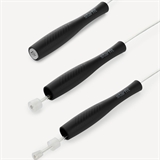 Starfit RP-501 ПВХ Скакалка с пластиковыми ручками 3м Черный - фото 309577