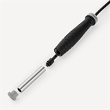 Starfit RP-601 ПВХ Скакалка с пластиковыми ручками 3м Черный - фото 309626 Starfit RP-601 ПВХ Скакалка с пластиковыми ручками 3м Черный - фото 309626