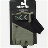Starfit WG-204 Перчатки для фитнеса Черный/Хаки - фото 309685