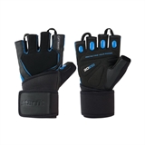 Starfit WG-201 Перчатки для фитнеса Черный/Синий - фото 309716