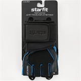 Starfit WG-201 Перчатки для фитнеса Черный/Синий - фото 309723