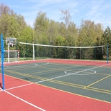 Rusbrand KS106 Стойки волейбольные универсальные, на стаканах - фото 309987