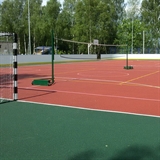 Rusbrand KS113 Стойки волейбольные мобильные с противовесами, 160 кг - фото 310010