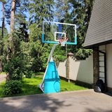 Rusbrand KS168 Стойка баскетбольная мобильная складная с гидравлическим механизмом, МАССОВАЯ, вынос 1,6 м - фото 310136 Rusbrand KS168 Стойка баскетбольная мобильная складная с гидравлическим механизмом, МАССОВАЯ, вынос 1,6 м - фото 310136