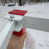 Rusbrand KS186 Ворота мини-футбольные пристенные, складные, на колесах. размер 3х2 м - фото 310228